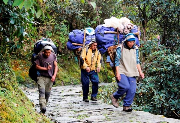 Dịch vụ cho thuê Porter trekking uy tín  - Huongdanviendulich.vn